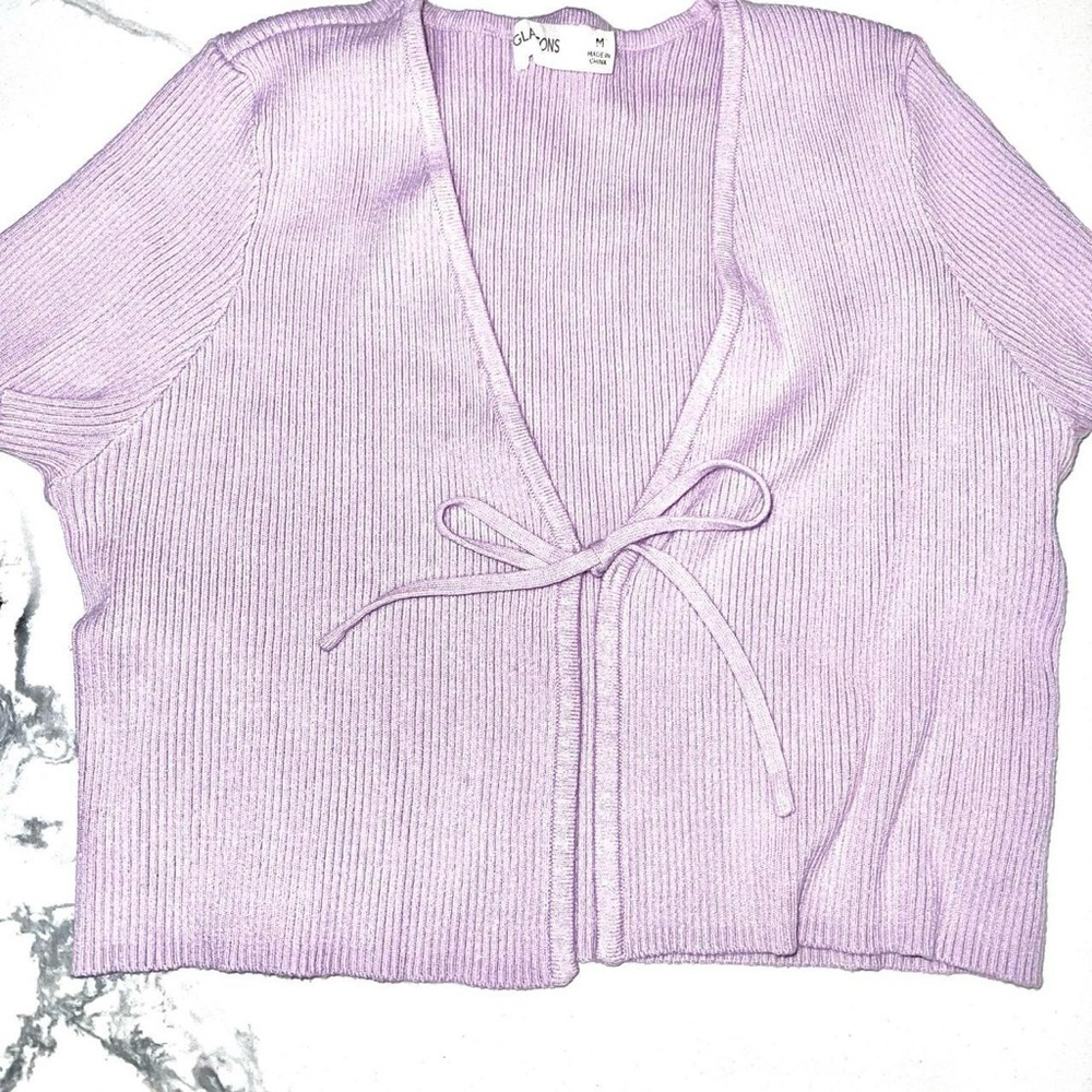 Glasson Lavender Crop Top